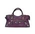 Giant City Bag, &pound;350, Handbags, Purple, Leather, Front view